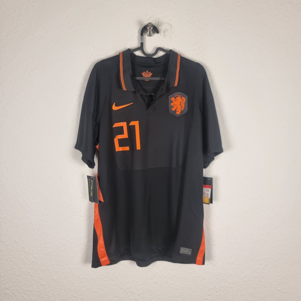 Jersey - Netherlands - Frenkie de Jong - 2020/2021 - L - Away - New