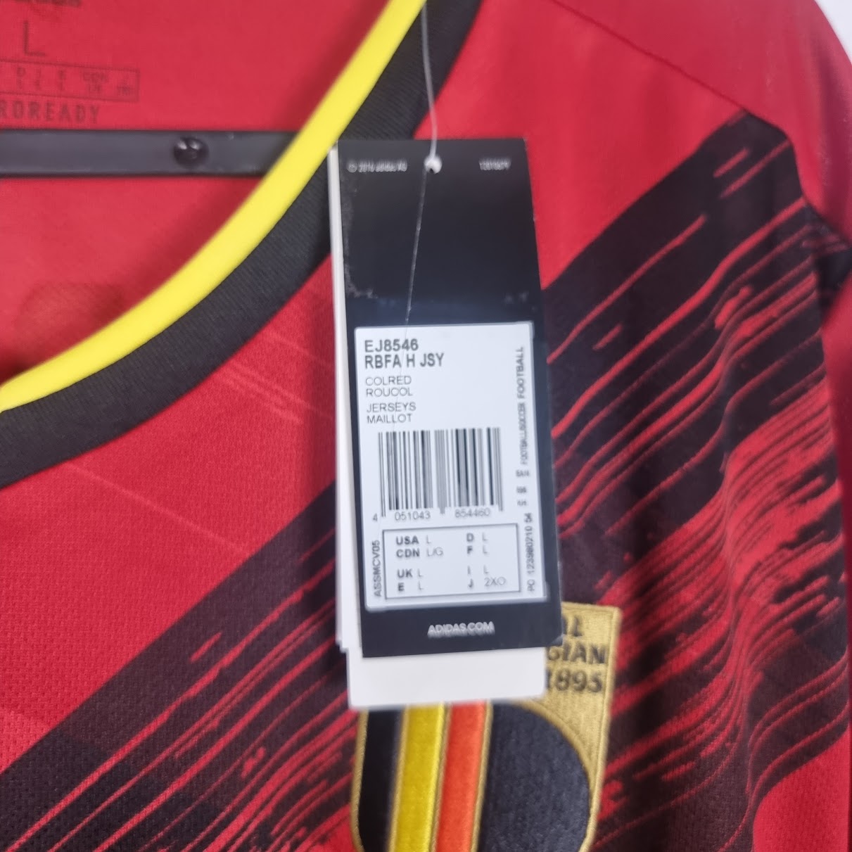 Jersey - Belgium - Yannick Carrasco - 2020/2021 - L - Home - New