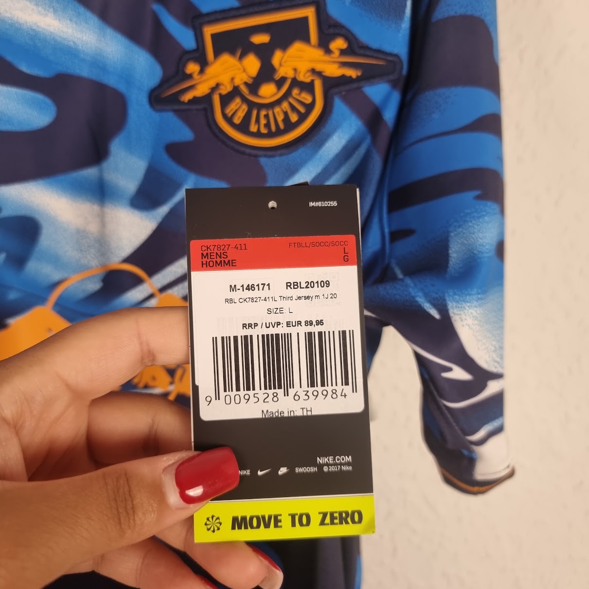 Jersey - RB Leipzig - Christopher Nkunku - 2021/2022 - L - Third - New