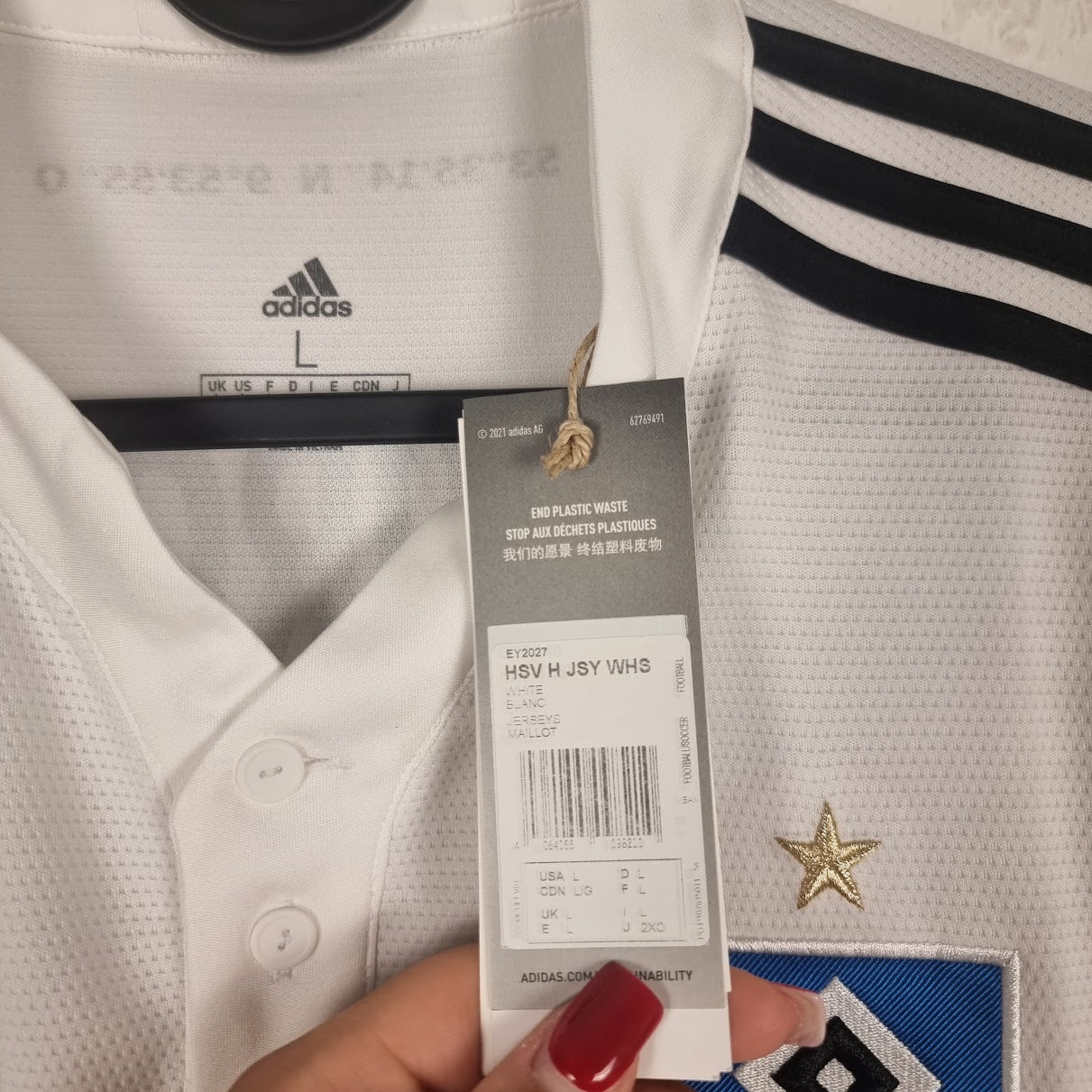 Trikot - Hamburger SV - Robert Glatzel - 2021/2022 - L - Heim - Neu