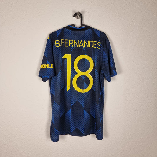 Trikot - Manchester United - Bruno Fernandes - 2021/2022 - L - Drittes - Neu