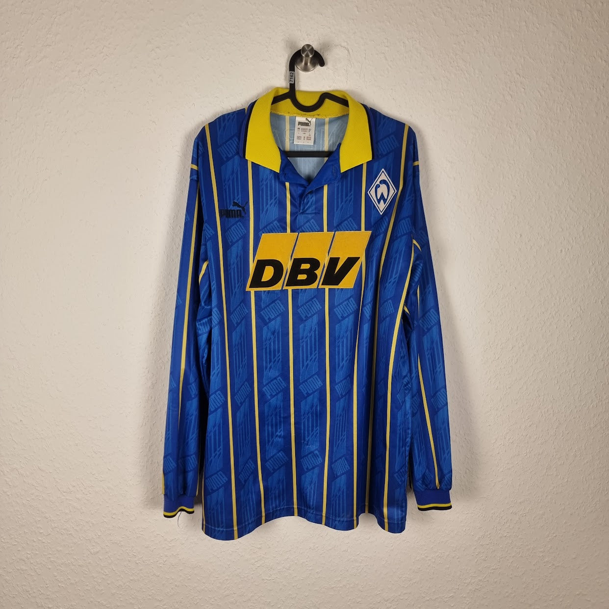 Trikot - SV Werder Bremen - Mario Basler - 1995/1996 - L - Auswärts