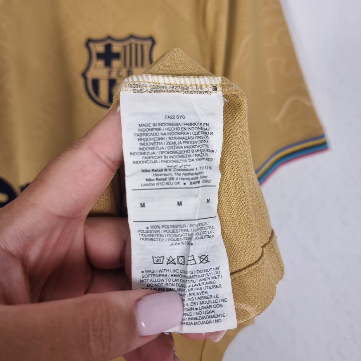 Trikot - FC Barcelona - Ronald Araújo - 2022/2023 - M - Auswärts