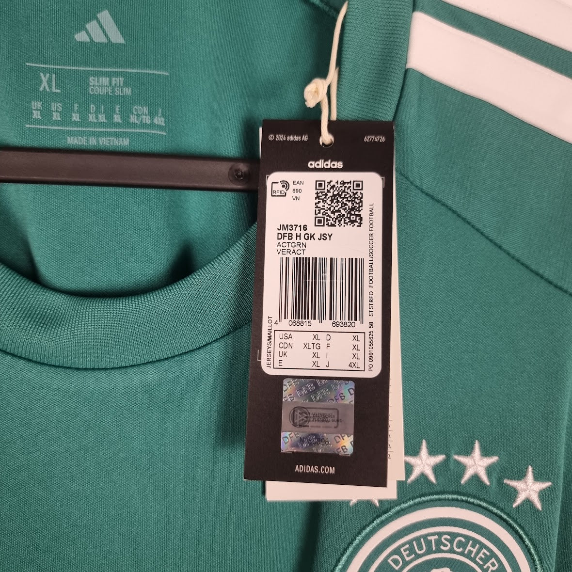 Trikot - Deutschland - 2026 - XL - Torwart - Neu