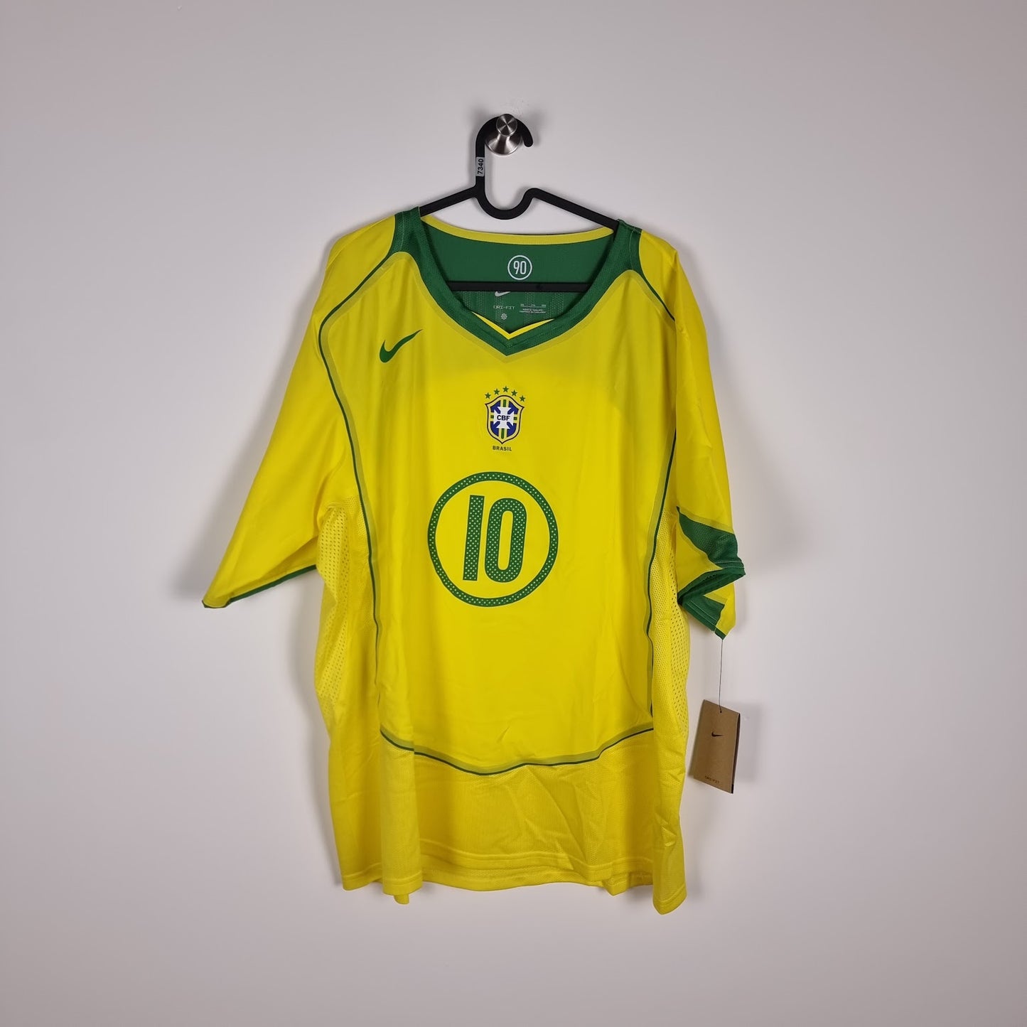 Jersey - Brazil - Ronaldinho - 2004 - XXL - Home - Reissue - New