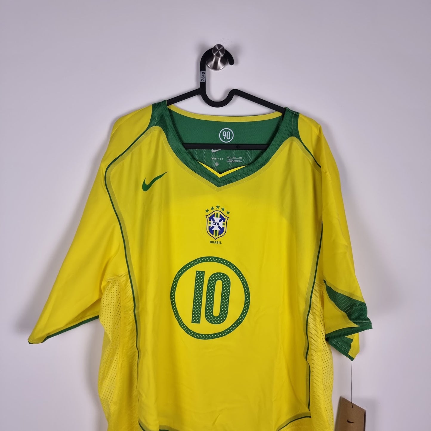 Jersey - Brazil - Ronaldinho - 2004 - XXL - Home - Reissue - New