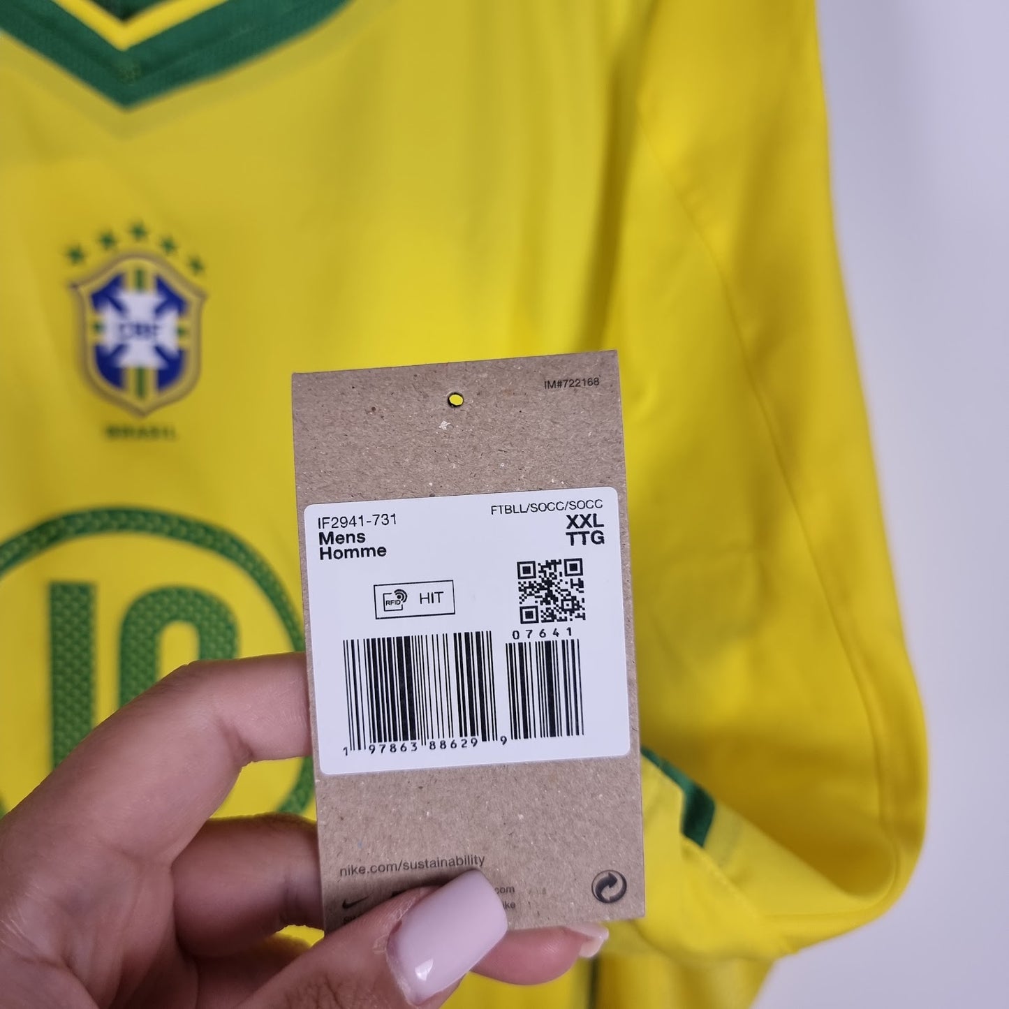 Jersey - Brazil - Ronaldinho - 2004 - XXL - Home - Reissue - New