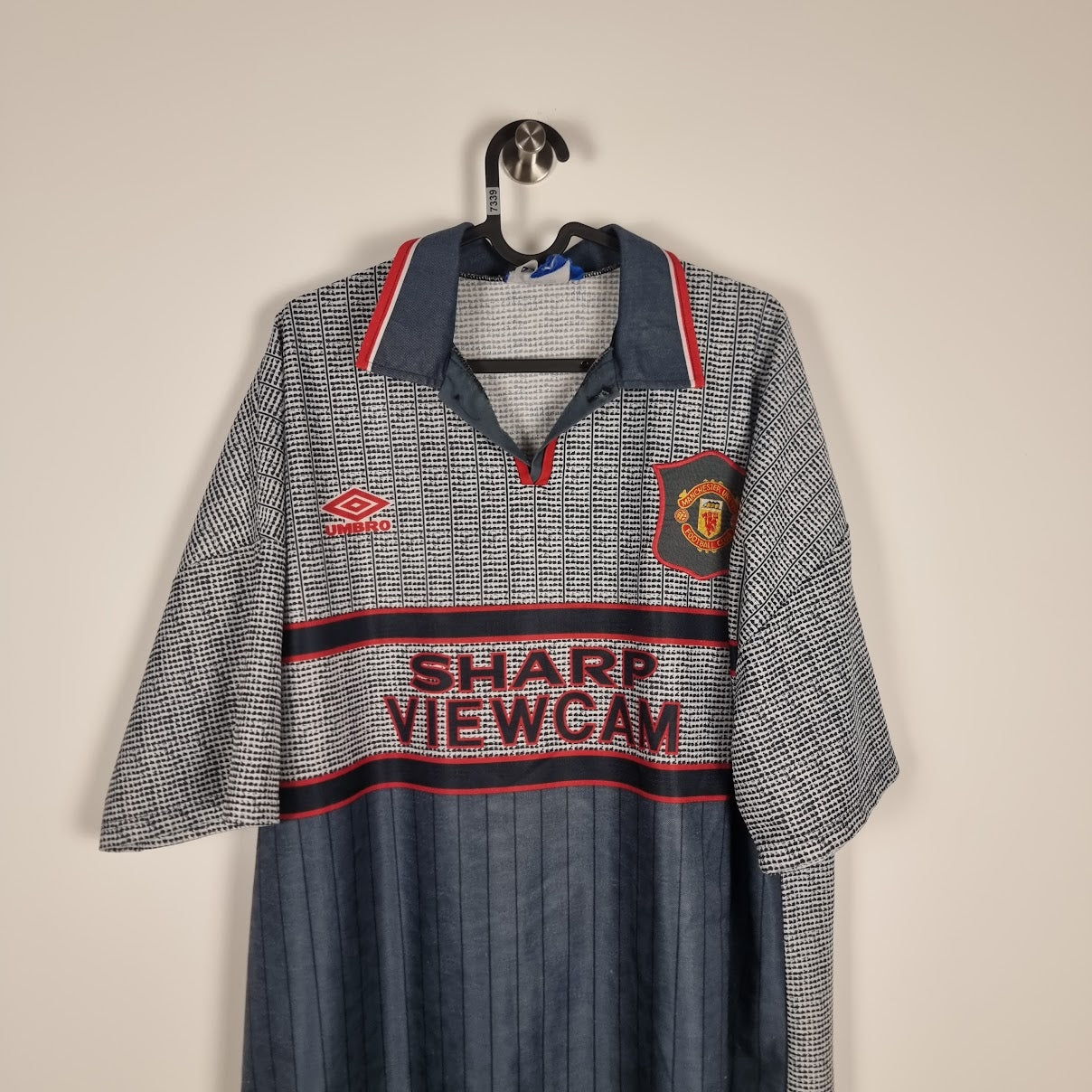 Trikot - Manchester United - Éric Cantona - 1995/1996 - XXL - Auswärts
