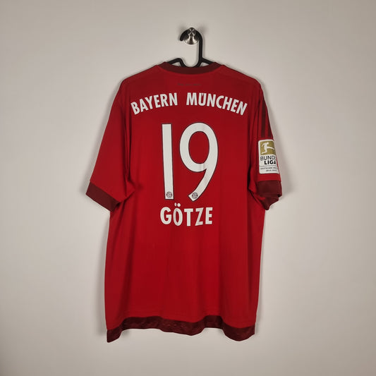 Trikot - FC Bayern München - Mario Götze - 2015/2016 - XL - Heim
