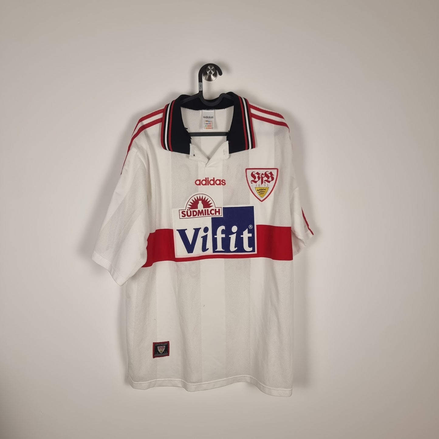 Trikot - VfB Stuttgart - Fredi Bobic - 1996/1997 - XL - Heim