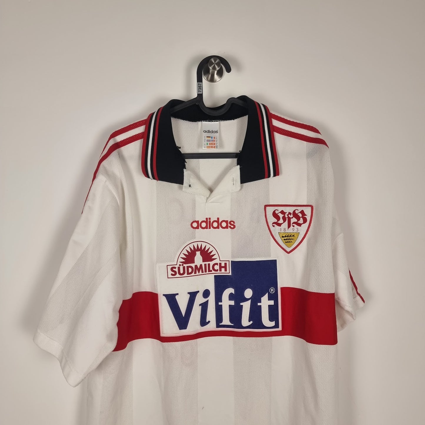 Trikot - VfB Stuttgart - Fredi Bobic - 1996/1997 - XL - Heim