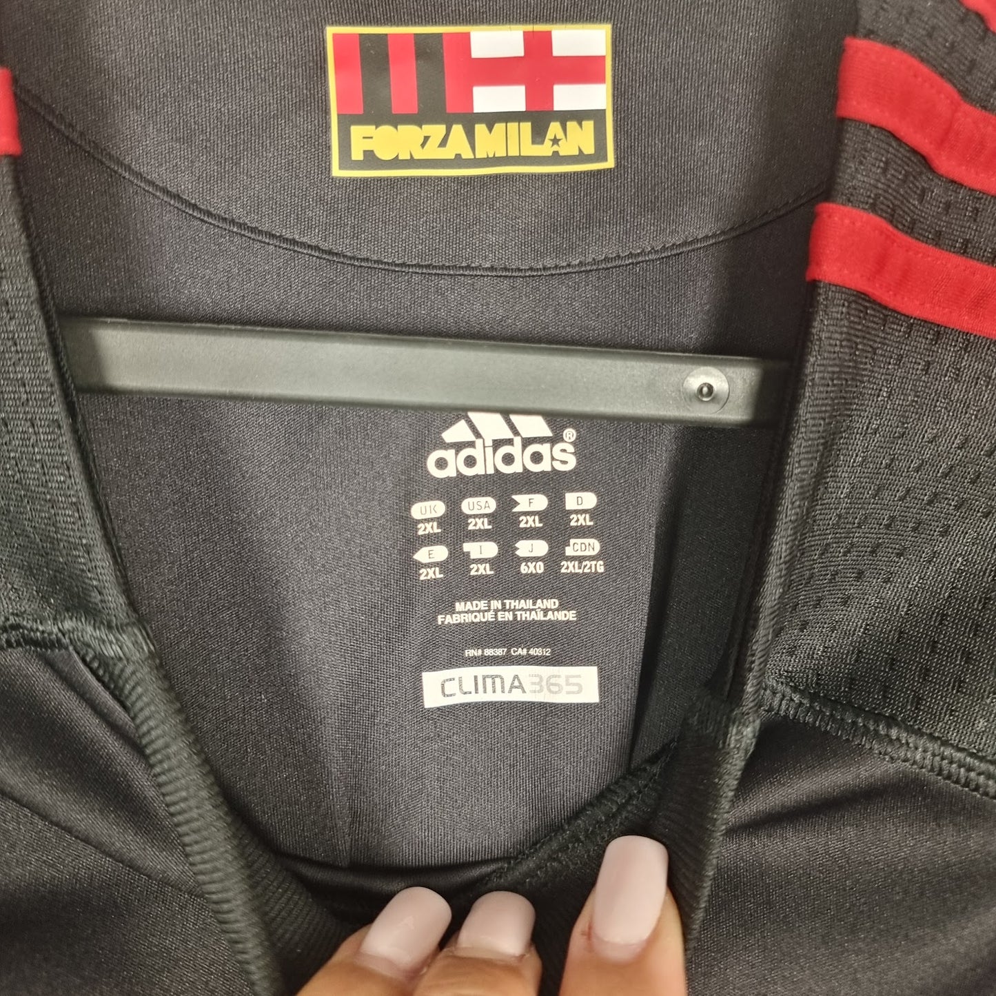 Trikot - AC Mailand - David Beckham - 2008/2009 - XXL - Drittes