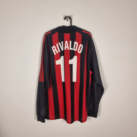 Trikot - AC Mailand - Rivaldo - 2002/2003 - XL - Heim