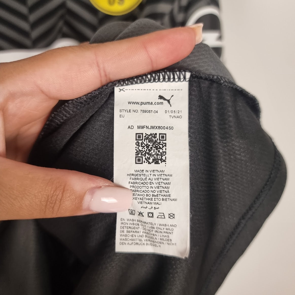 Trikot - Borussia Dortmund - Jude Bellingham - 2021/2022 - XL - Auswärts