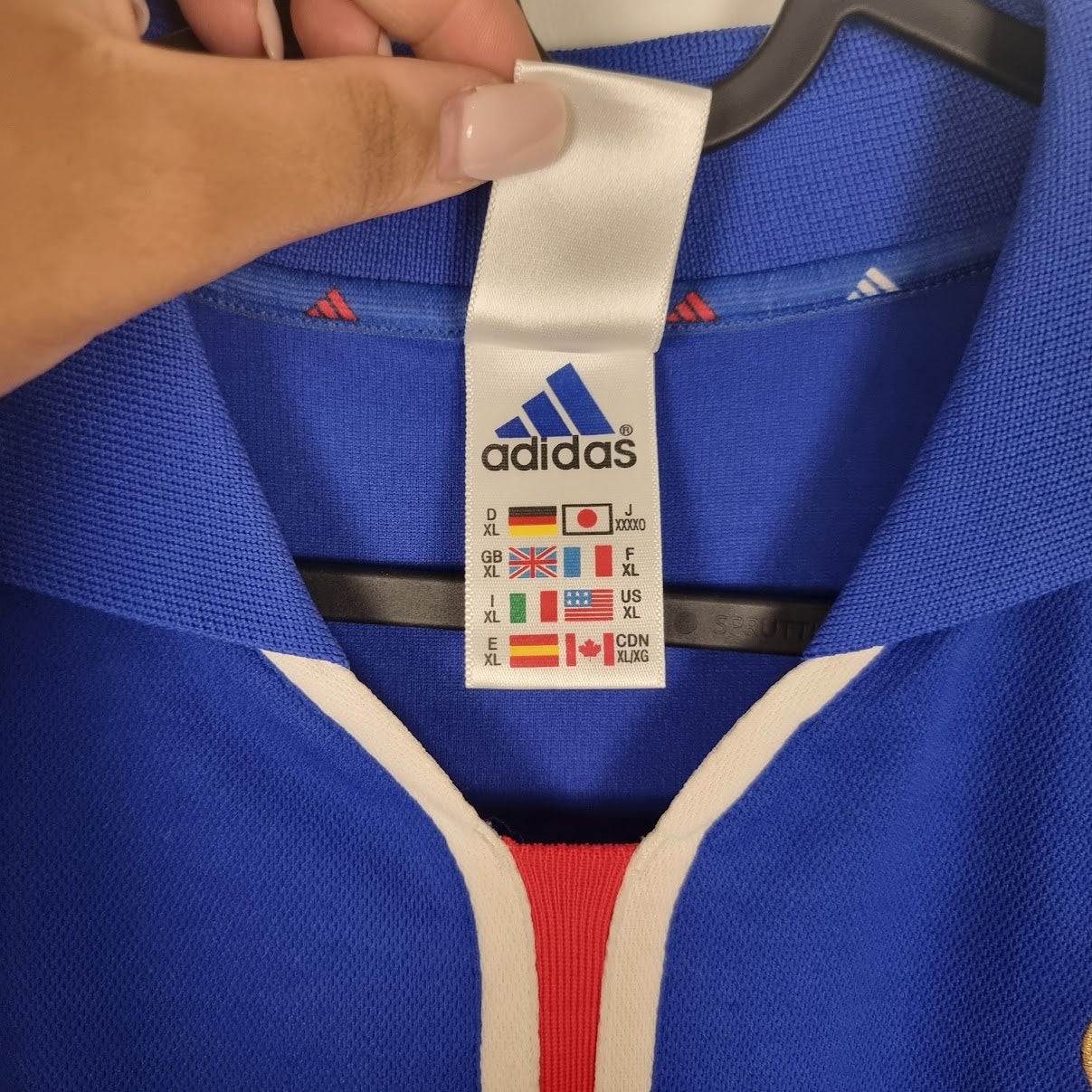 Trikot - Frankreich - Zinedine Zidane - 2000 - XL - Heim
