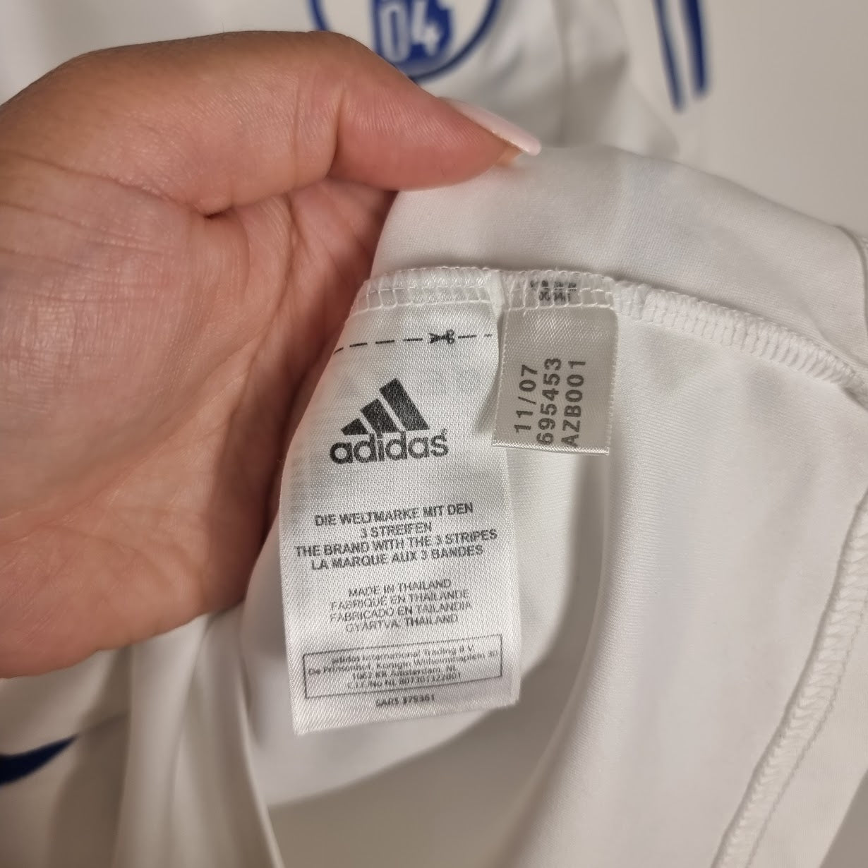 Trikot - FC Schalke 04 - Kyriakos Papadopoulos - 2007/2008 - M - Auswärts