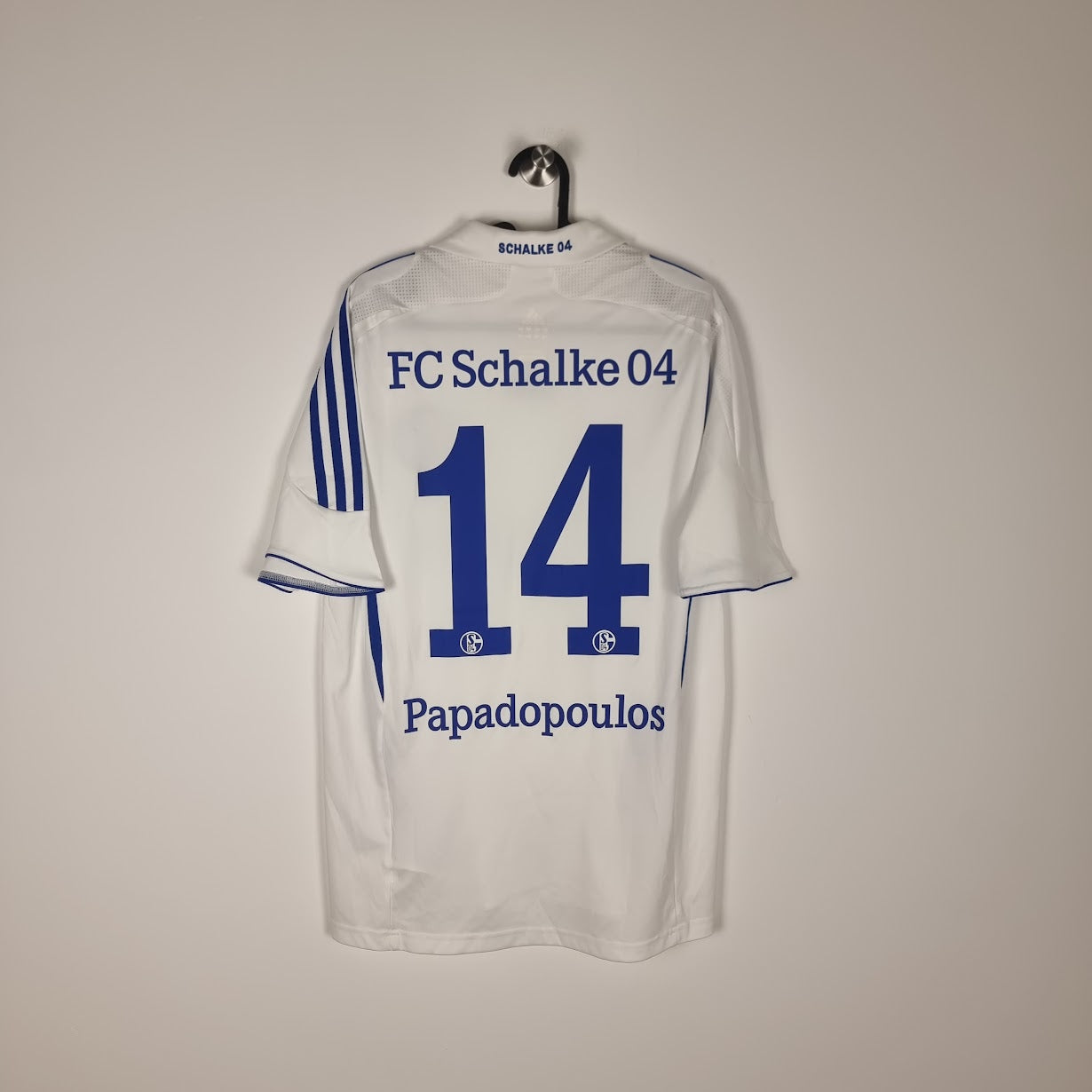 Trikot - FC Schalke 04 - Kyriakos Papadopoulos - 2007/2008 - M - Auswärts