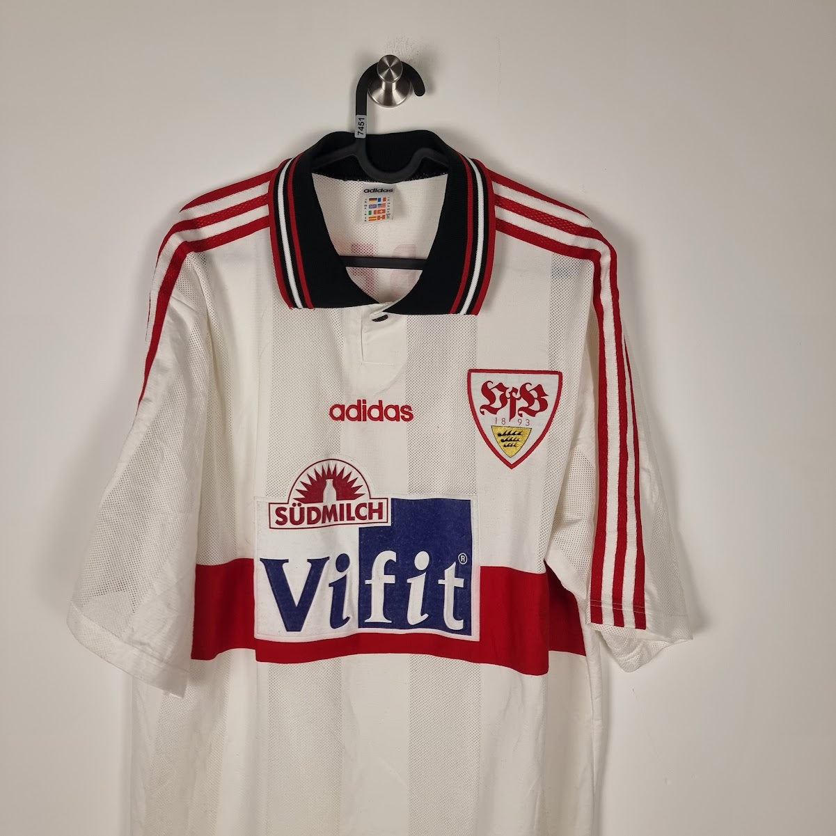 Jersey - VfB Stuttgart - Giovane Élber - 1996/1997 - XL - Home