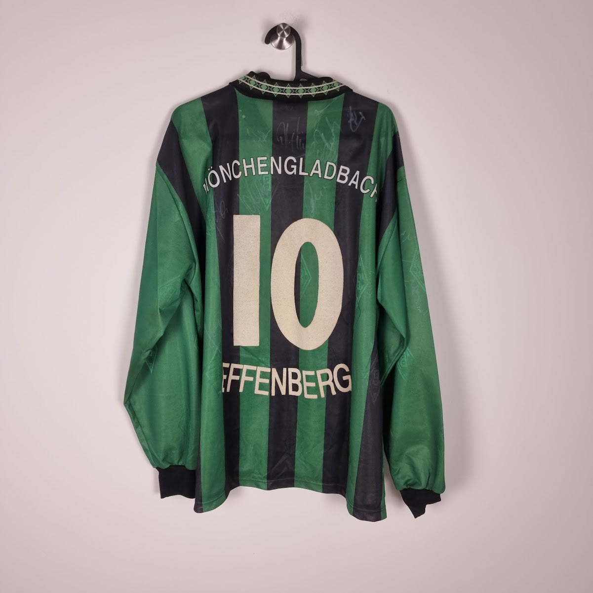 Trikot - Borussia Mönchengladbach - Stefan Effenberg - 1995/1996 - XL - Auswärts