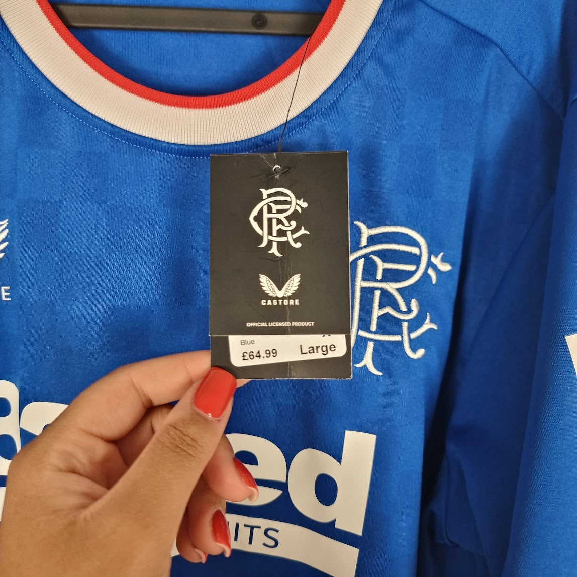 Trikot - Rangers FC - 2022/2023 - XL - Heim - Neu