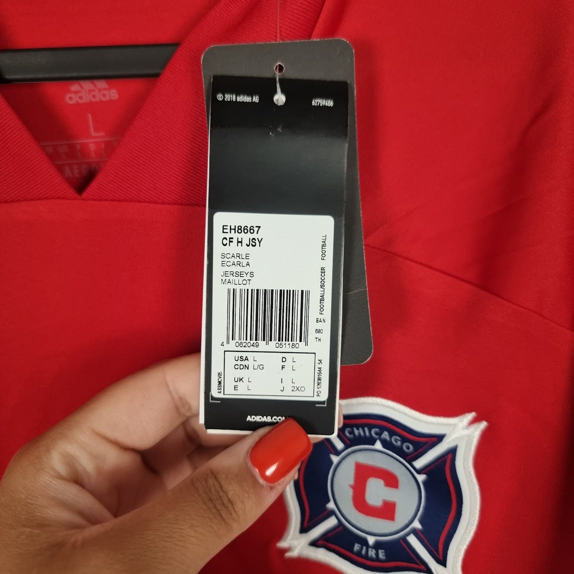 Trikot - Chicago Fire FC - 2019 - L - Heim - Neu