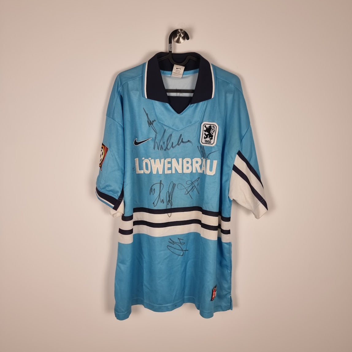 Trikot - TSV 1860 München - Horst Heldt - 1995/1996 - XXL - Heim