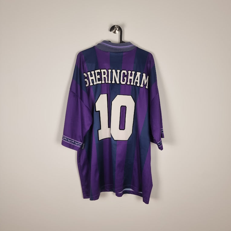 Trikot - Tottenham Hotspur - Teddy Sheringham - 1995/1996 - XL - Auswärts