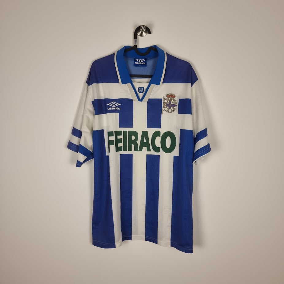 Trikot - Deportivo La Coruña - 1994/1995 - XL - Heim