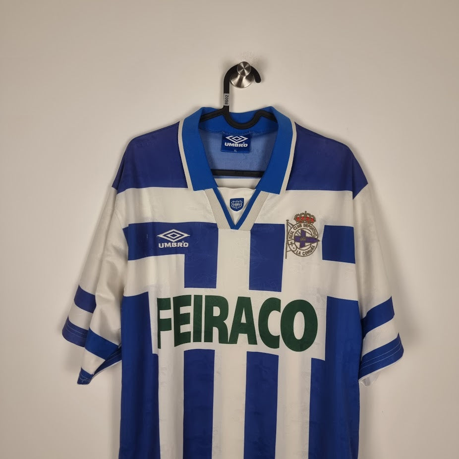 Trikot - Deportivo La Coruña - 1994/1995 - XL - Heim