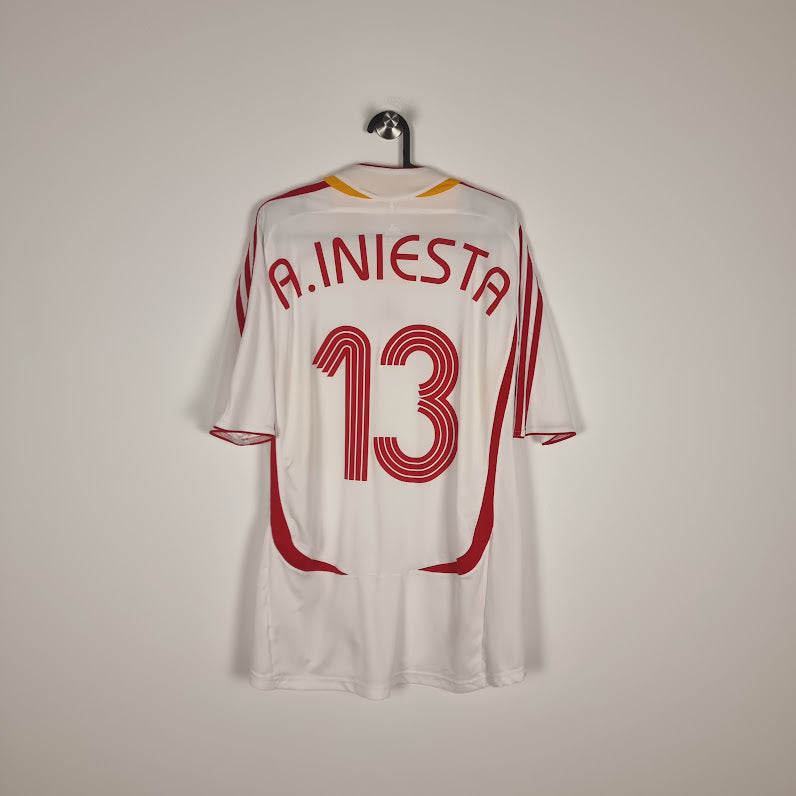 Trikot - Spanien - Andrés Iniesta - 2006/2007 - L - Auswärts