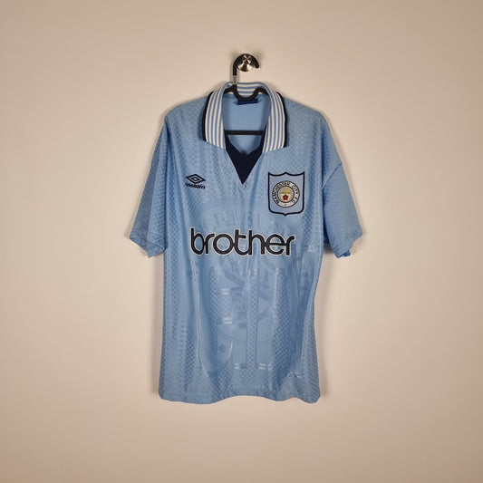 Trikot - Manchester City - 1995/1996 - L - Heim