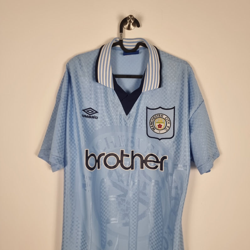 Trikot - Manchester City - 1995/1996 - L - Heim