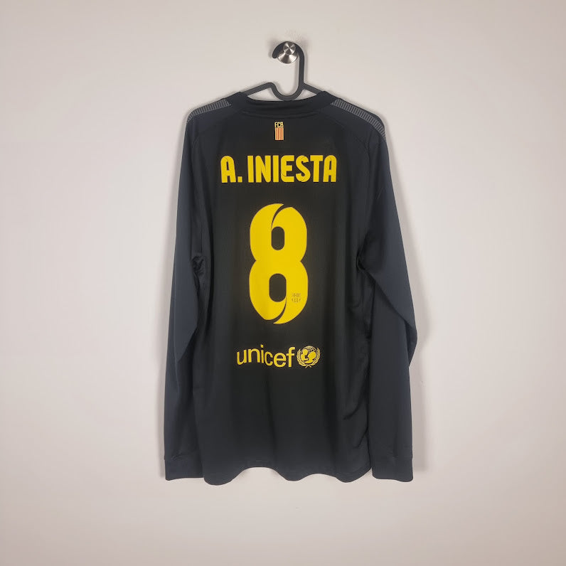 Trikot - FC Barcelona - Andrés Iniesta - 2011/2012 - L - Auswärts