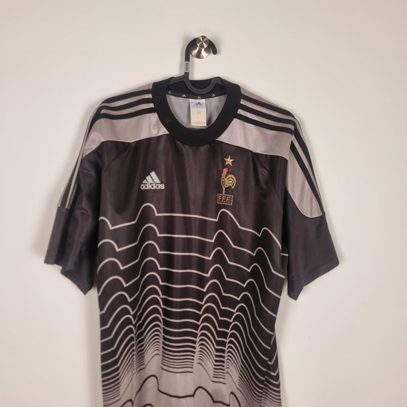 Trikot - Frankreich - Fabien Barthez - 2000 - L - Torwart