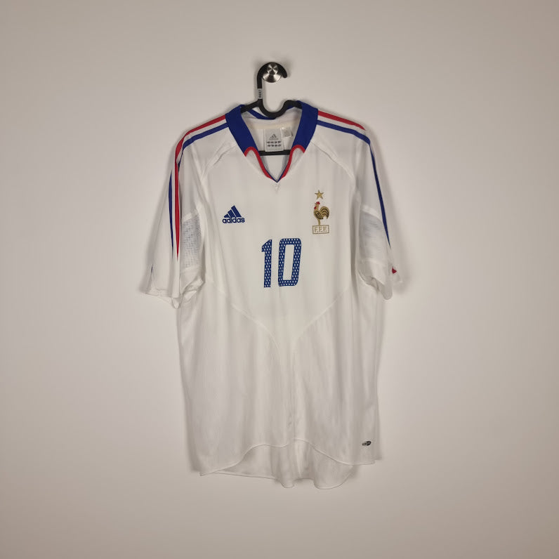 Trikot - Frankreich - Zinedine Zidane - 2004 - L - Auswärts