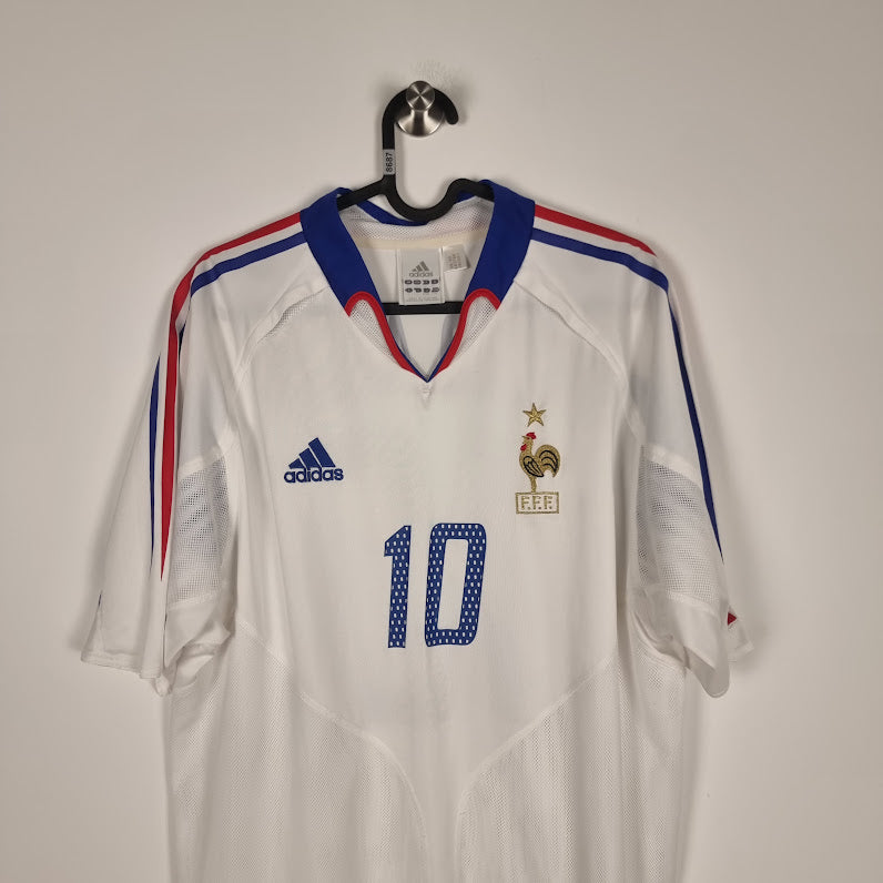 Trikot - Frankreich - Zinedine Zidane - 2004 - L - Auswärts