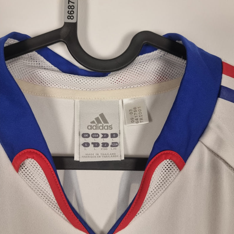 Trikot - Frankreich - Zinedine Zidane - 2004 - L - Auswärts