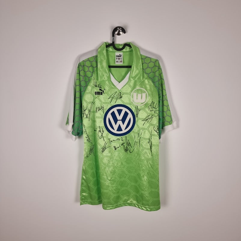 Trikot - VfL Wolfsburg - Roy Präger - 1997/1998 - M - Heim