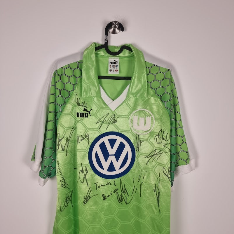 Trikot - VfL Wolfsburg - Roy Präger - 1997/1998 - M - Heim