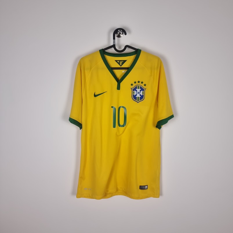 Trikot - Brasilien - Neymar Jr - 2014 - M - Heim