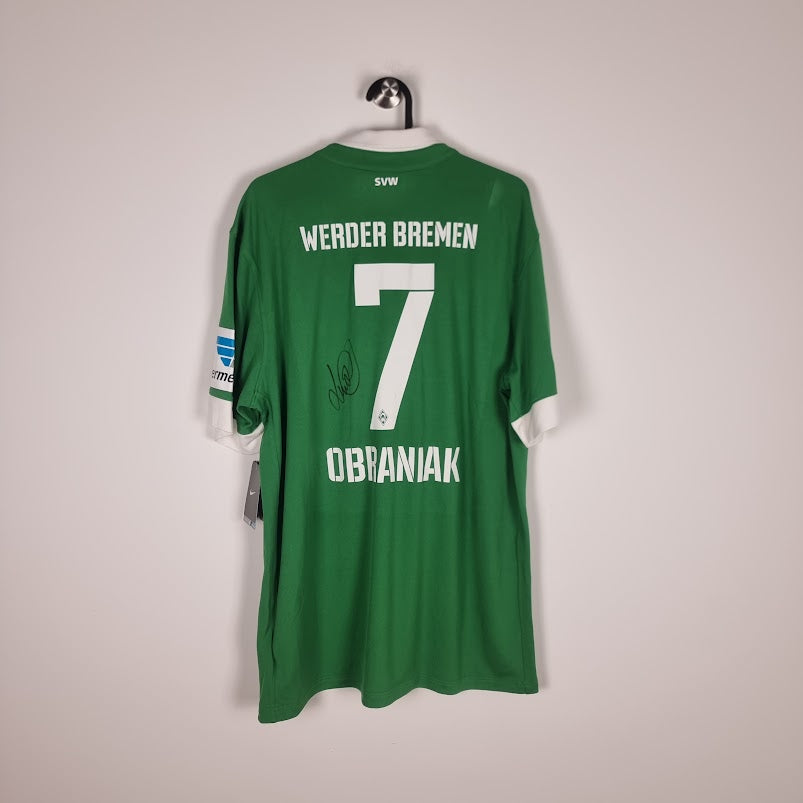Trikot - SV Werder Bremen - Ludovic Obraniak - 2013/2014 - L - Heim - Neu