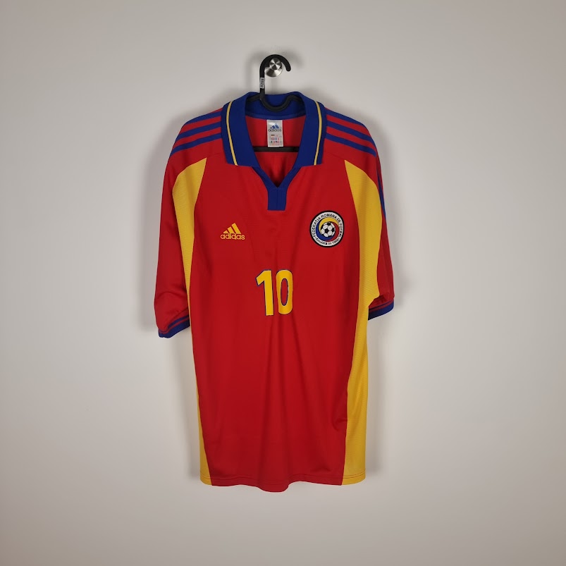 Trikot - Rumänien - Gheorghe Hagi - 2000/2001 - XL - Auswärts
