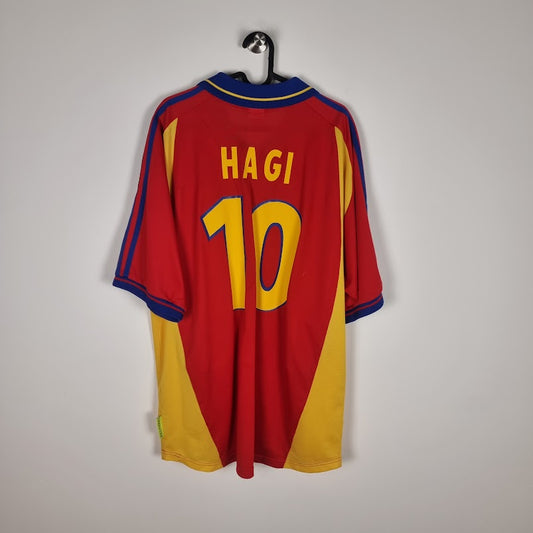 Trikot - Rumänien - Gheorghe Hagi - 2000/2001 - XL - Auswärts