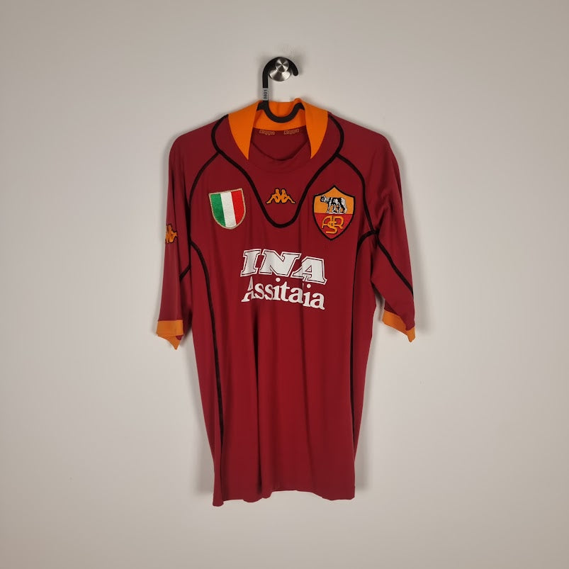 Trikot - AS Roma - Vincenzo Montella - 2001/2002 - L - Heim