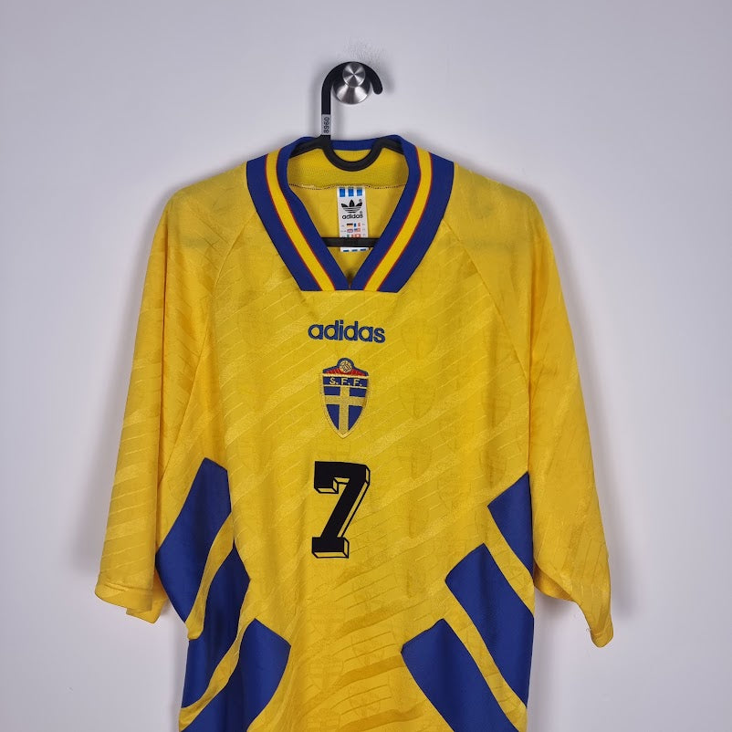 Trikot - Schweden - Henrik Larsson - 1994/1995 - XL - Heim