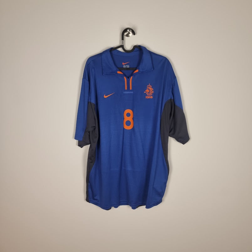 Trikot - Niederlande - Edgar Davids - 2000/2001 - L - Auswärts