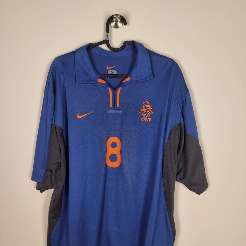 Trikot - Niederlande - Edgar Davids - 2000/2001 - L - Auswärts