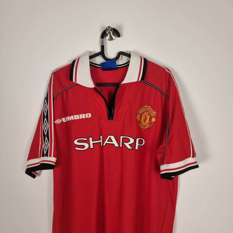 Trikot - Manchester United - Mikaël Silvestre - 1998/1999 - L - Heim