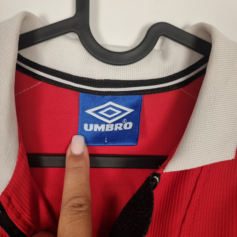 Trikot - Manchester United - Mikaël Silvestre - 1998/1999 - L - Heim