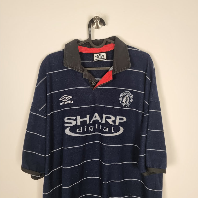 Trikot - Manchester United - David Beckham - 1999/2000 - XL - Auswärts